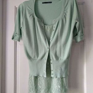 Maurice's cardigan/ Cami set